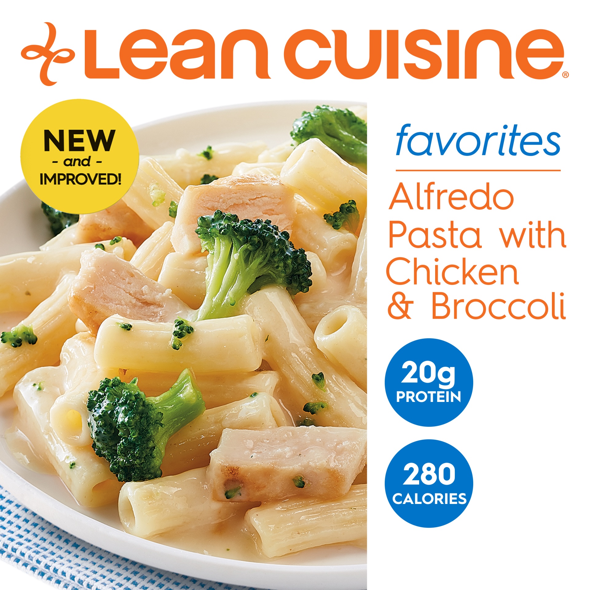 slide 2 of 9, Lean Cuisine Alfredo Pasta With Chicken & Broccoli, 10 oz