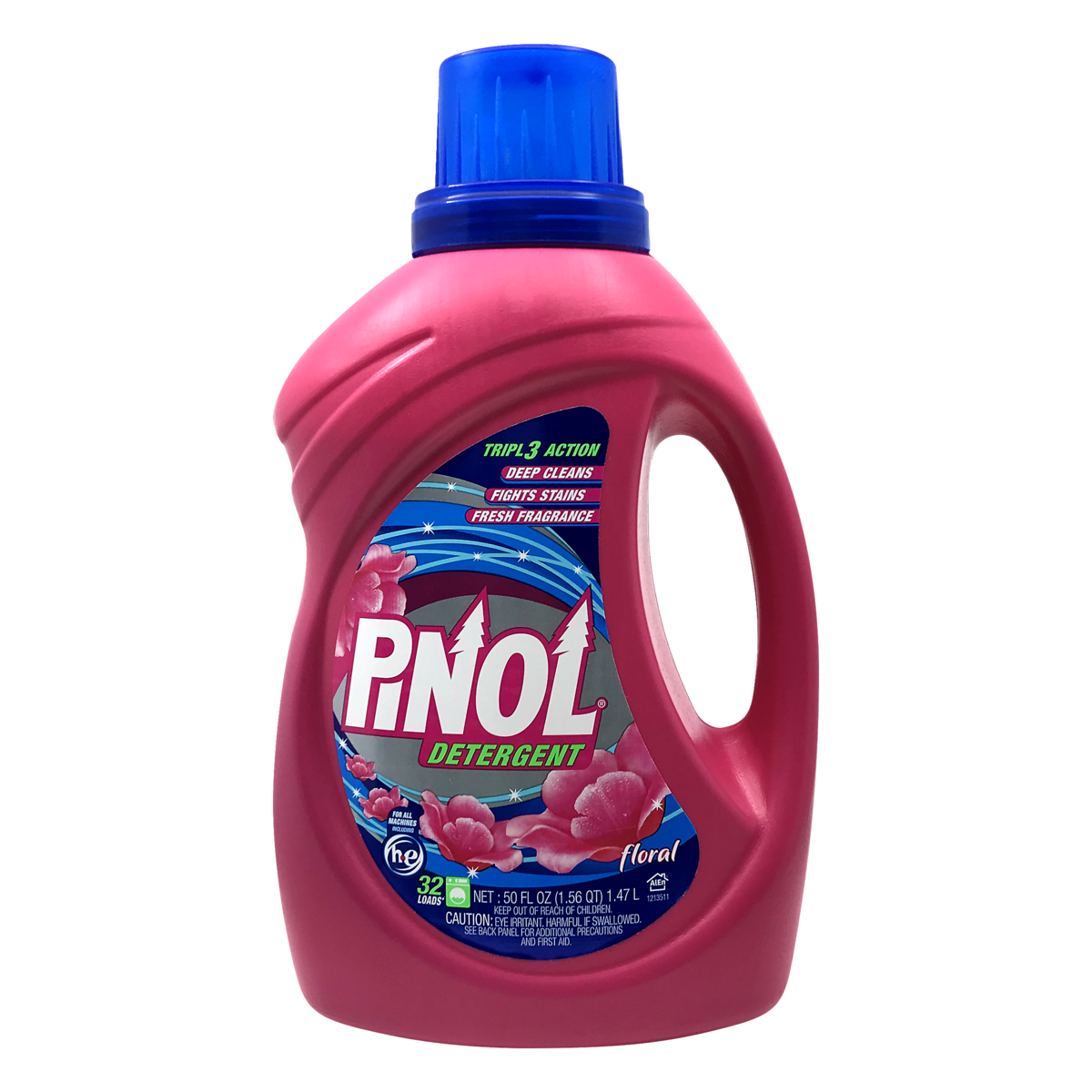 slide 1 of 7, Pinol Detergent, Floral, 50 oz