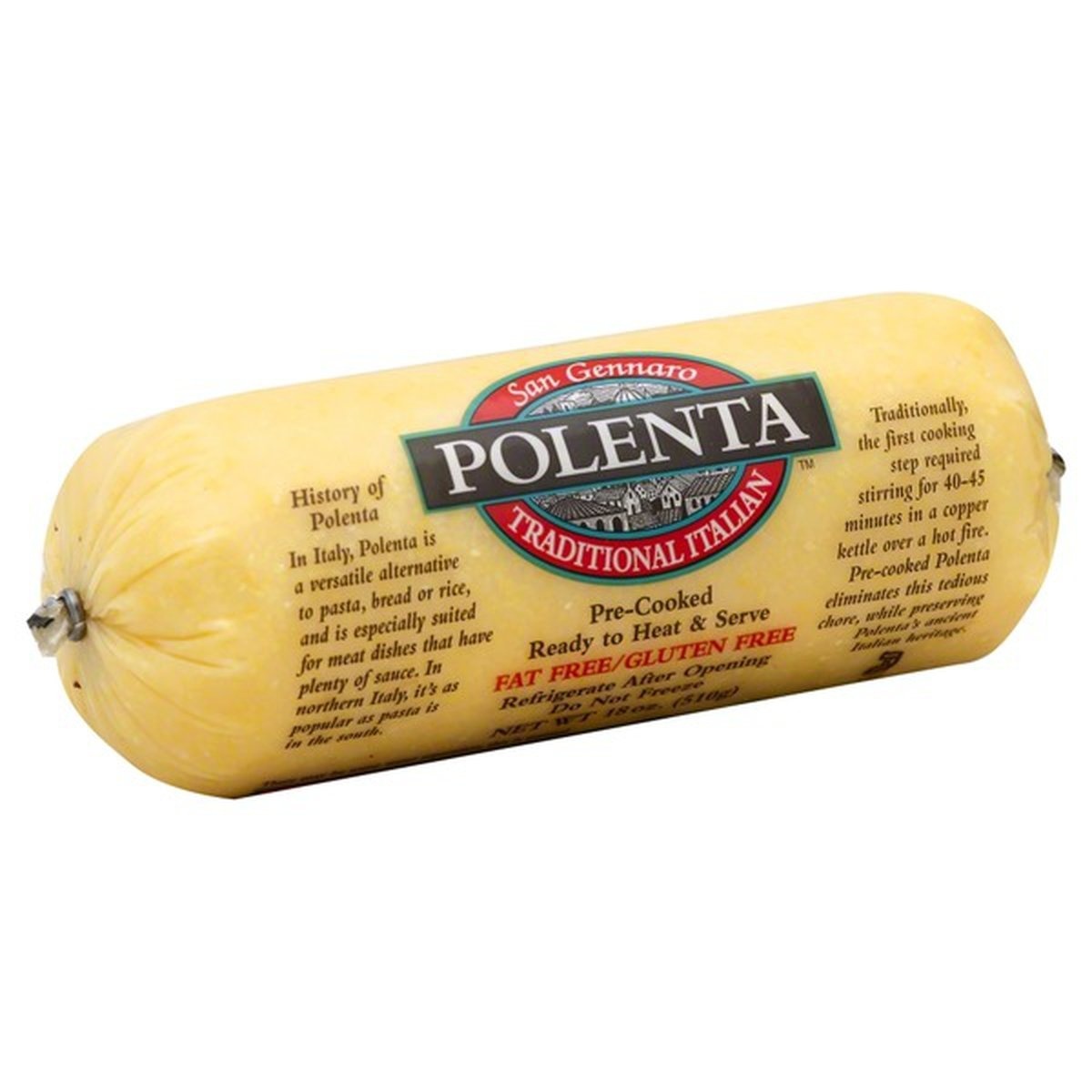 slide 1 of 1, San Gennaro Traditional Italian Polenta, 18 oz