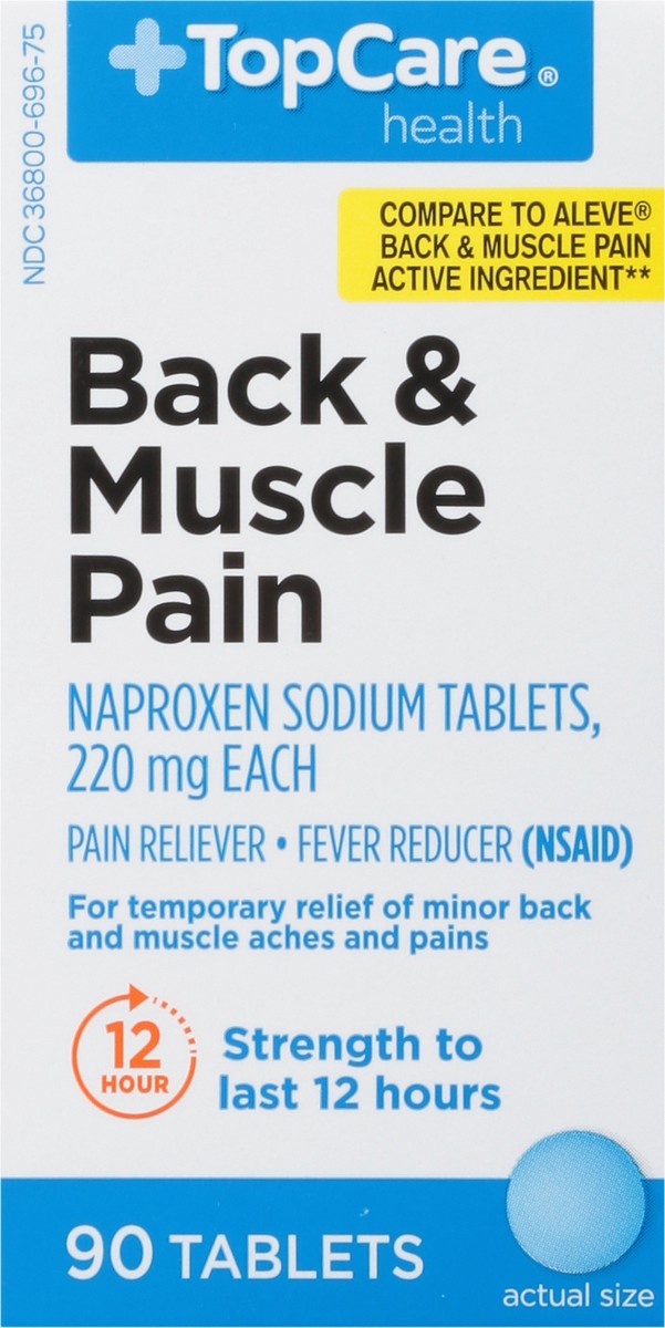 slide 14 of 14, Topcare Back & Muscle Tablet, 90 ct