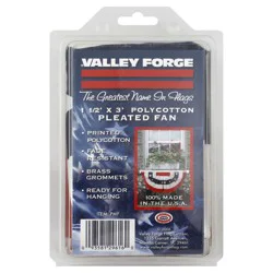 Valley Forge Pleated Fan - 1 ea
