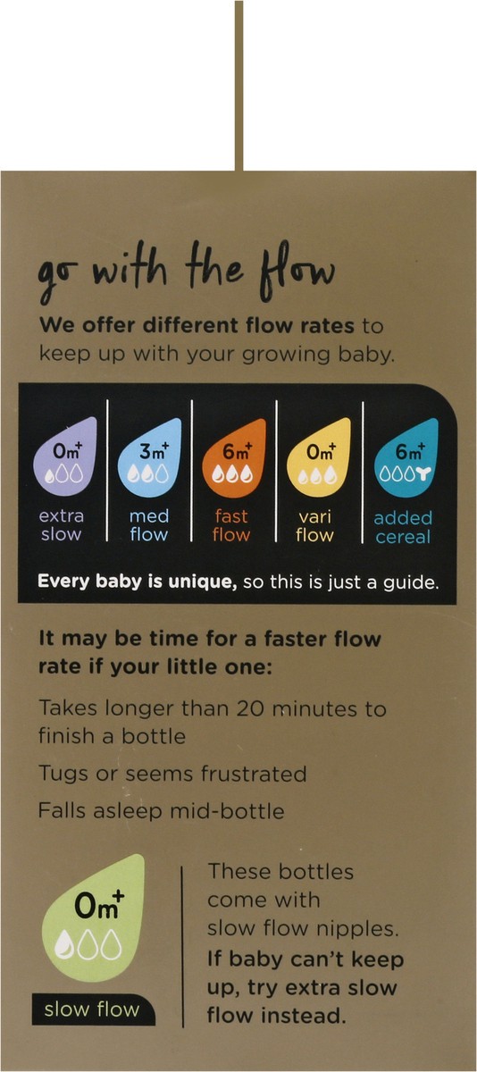 slide 2 of 12, Tommee Tippee Closer to Nature 0+ Months Slow Flow Baby Bottle with Anti-Colic Valve 1 ea, 1.0 ct