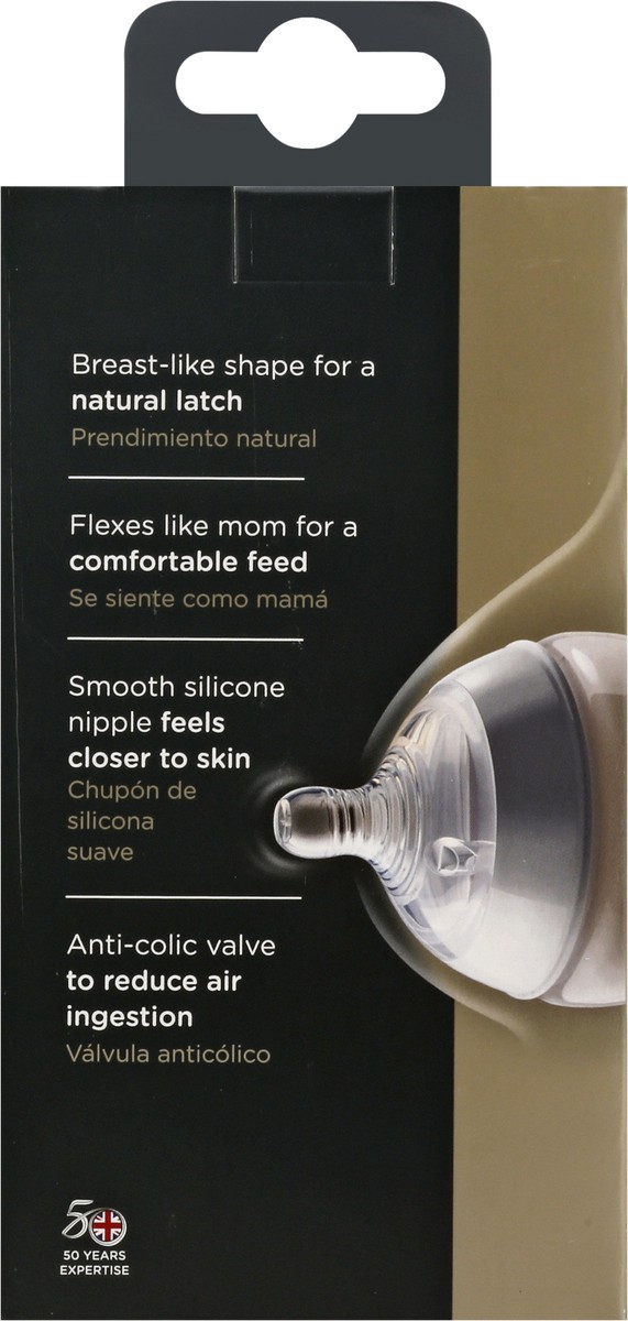 slide 11 of 12, Tommee Tippee Closer to Nature 0+ Months Slow Flow Baby Bottle with Anti-Colic Valve 1 ea, 1.0 ct