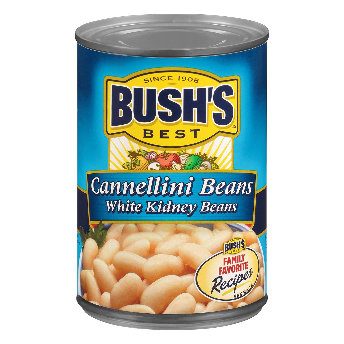 slide 2 of 12, Bush's Best Cannellini Beans 15.5 oz. Can, 15.5 oz