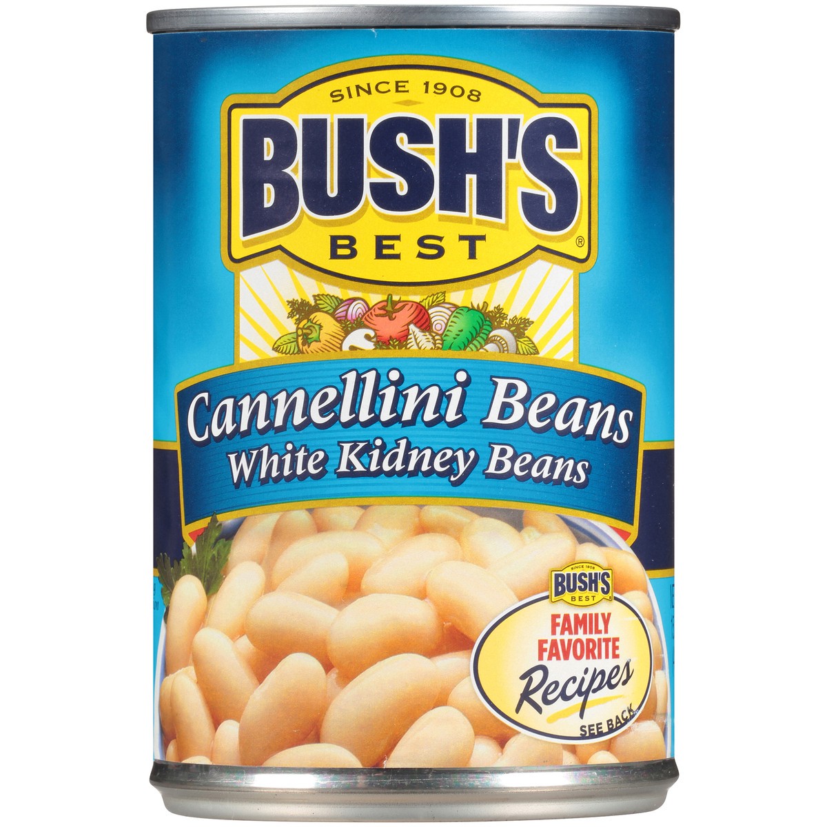 slide 9 of 12, Bush's Best Cannellini Beans 15.5 oz. Can, 15.5 oz