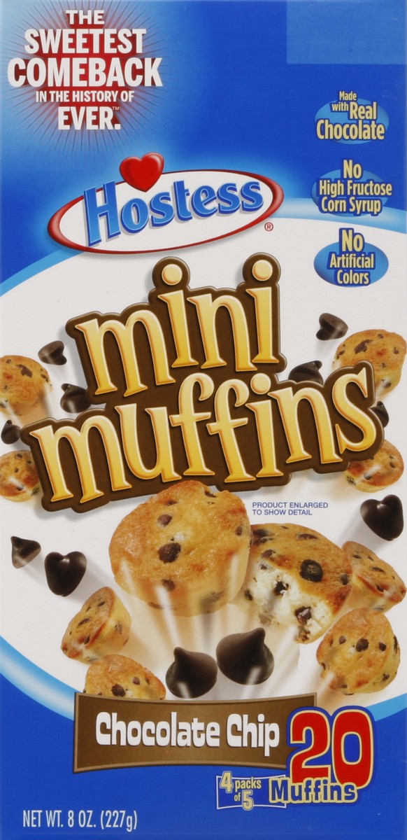 slide 4 of 5, Hostess Mini Muffins Chocolate Chip, 8 oz