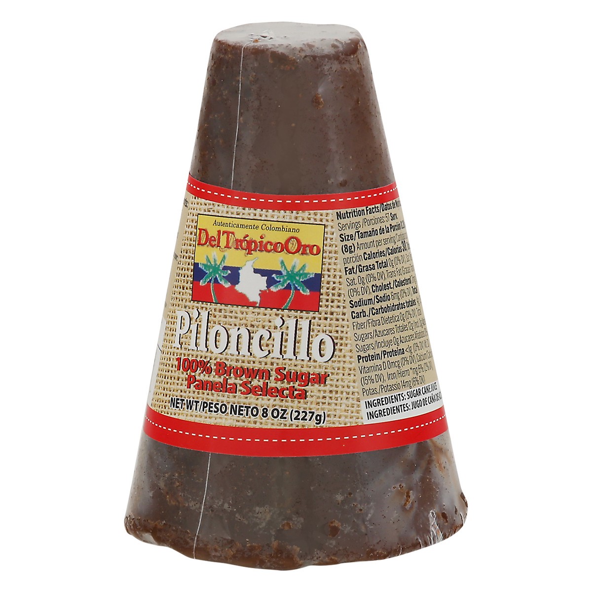 slide 4 of 9, Del Tropico Oro 100% Brown Sugar 8 oz, 8 oz