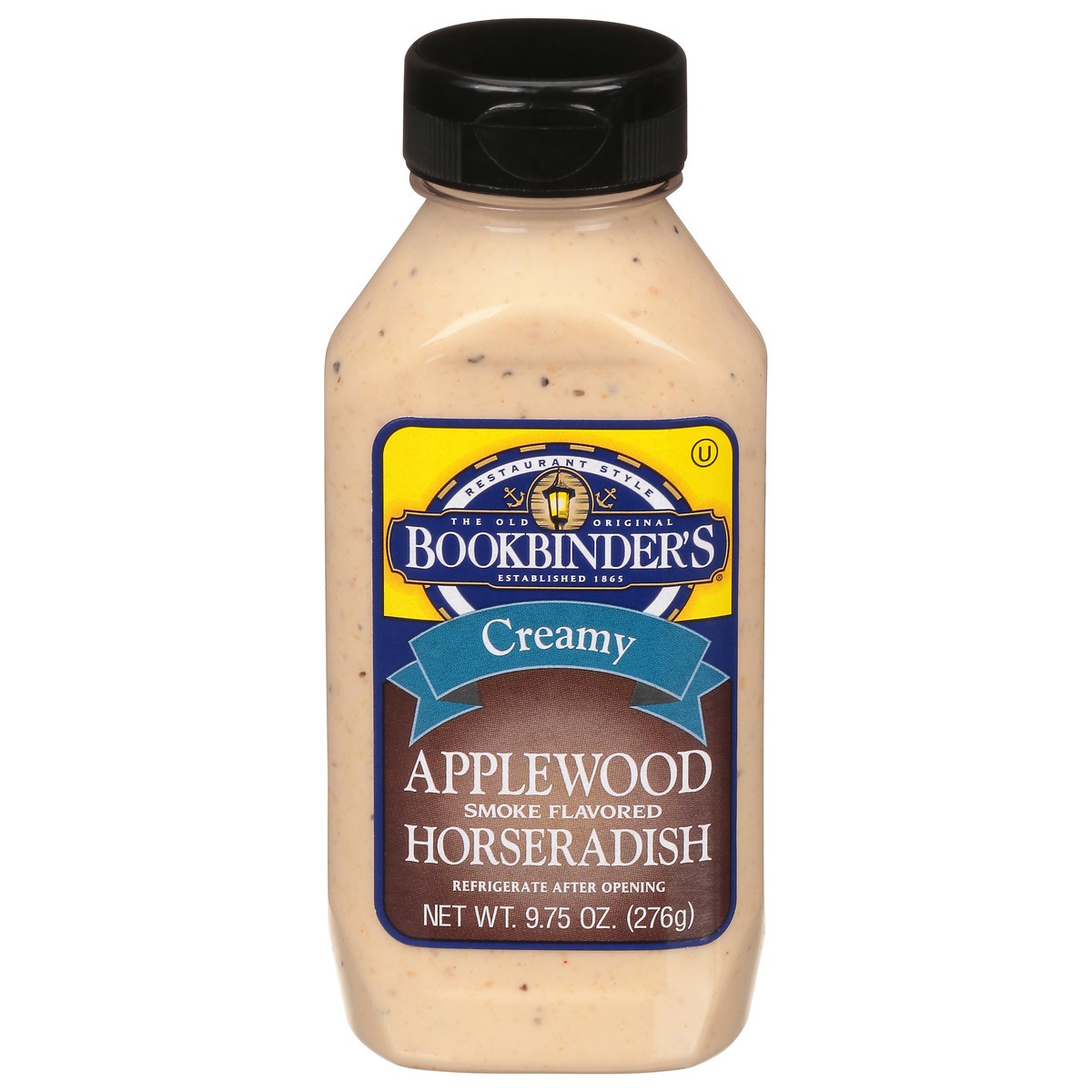 slide 1 of 9, Bookbinder's Bookbinders Horseradish Applewood Smoke Cream, 9.75 oz