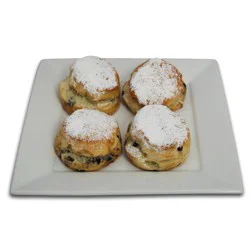 Blueberry Round Scones, 4 Count