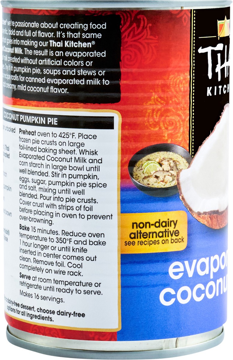 slide 3 of 13, Thai Kitchen Evaporated Coconut Milk, 13.66 fl oz, 13.66 fl oz