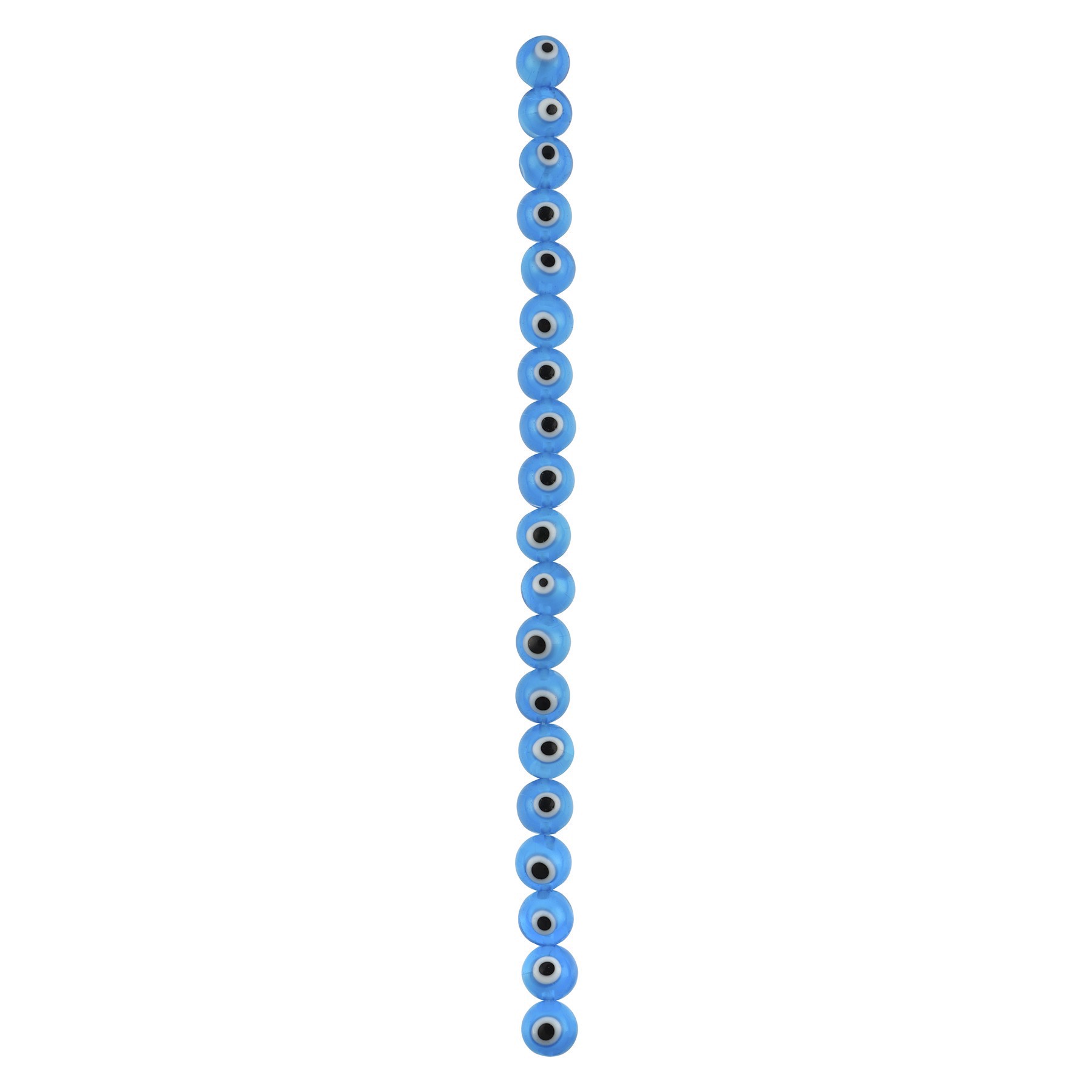 slide 3 of 3, Light Blue Glass Round Beads By Bead Landing, 10 mm
