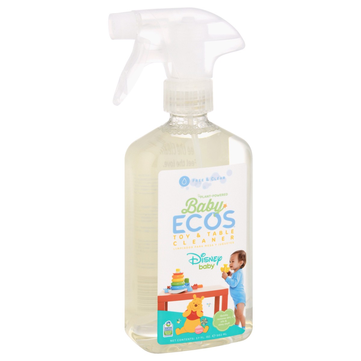 slide 2 of 9, ECOS Baby Free & Clear Toy & Table Cleaner 17 oz, 17 oz