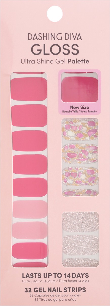 slide 1 of 3, Dashing Diva GLOSS Ultra Shine Gel Palette Palm Beach, 32 ct