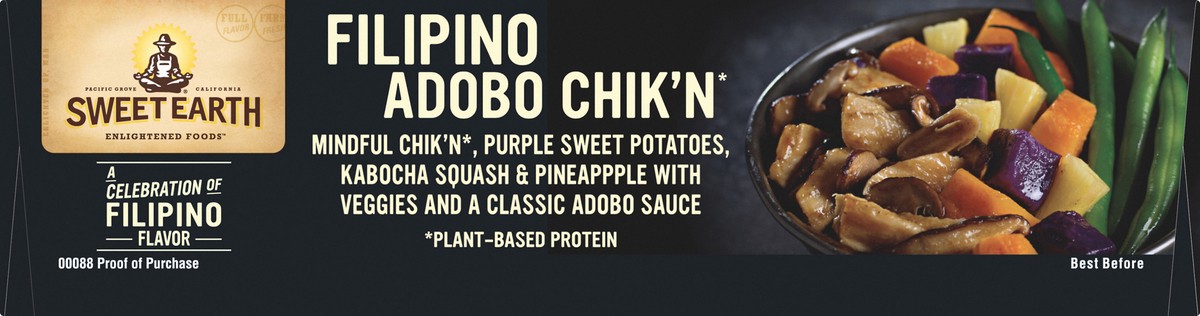 slide 7 of 13, SWEET EARTH NATURAL FOODS Sweet Earth Filipino Adobo Chik'n, 9 oz