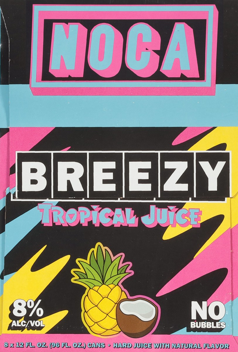 slide 12 of 13, Noca Breezy Tropical Juice 8 - 12 fl oz Cans, 8 ct; 12 oz