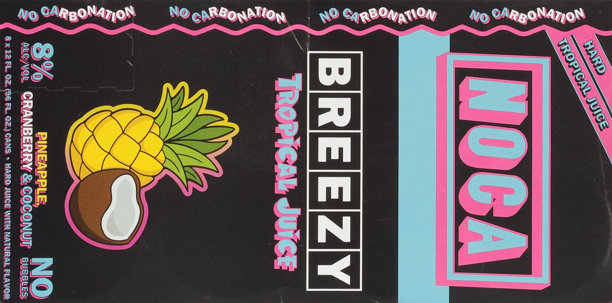 slide 6 of 13, Noca Breezy Tropical Juice 8 - 12 fl oz Cans, 8 ct; 12 oz