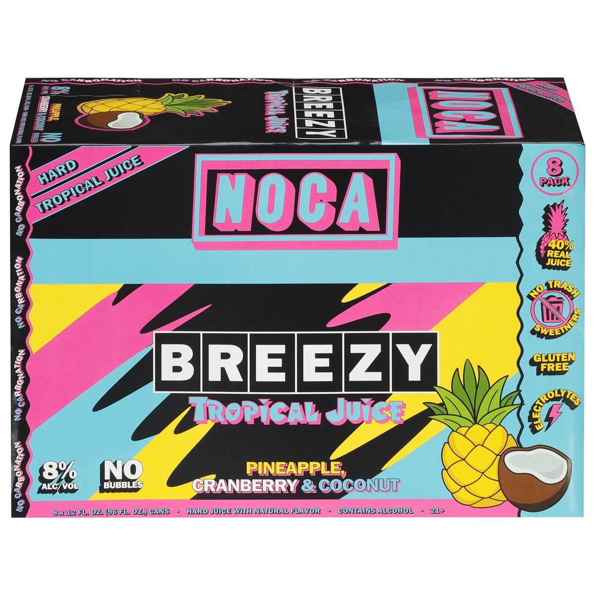 slide 13 of 13, Noca Breezy Tropical Juice 8 - 12 fl oz Cans, 8 ct; 12 oz