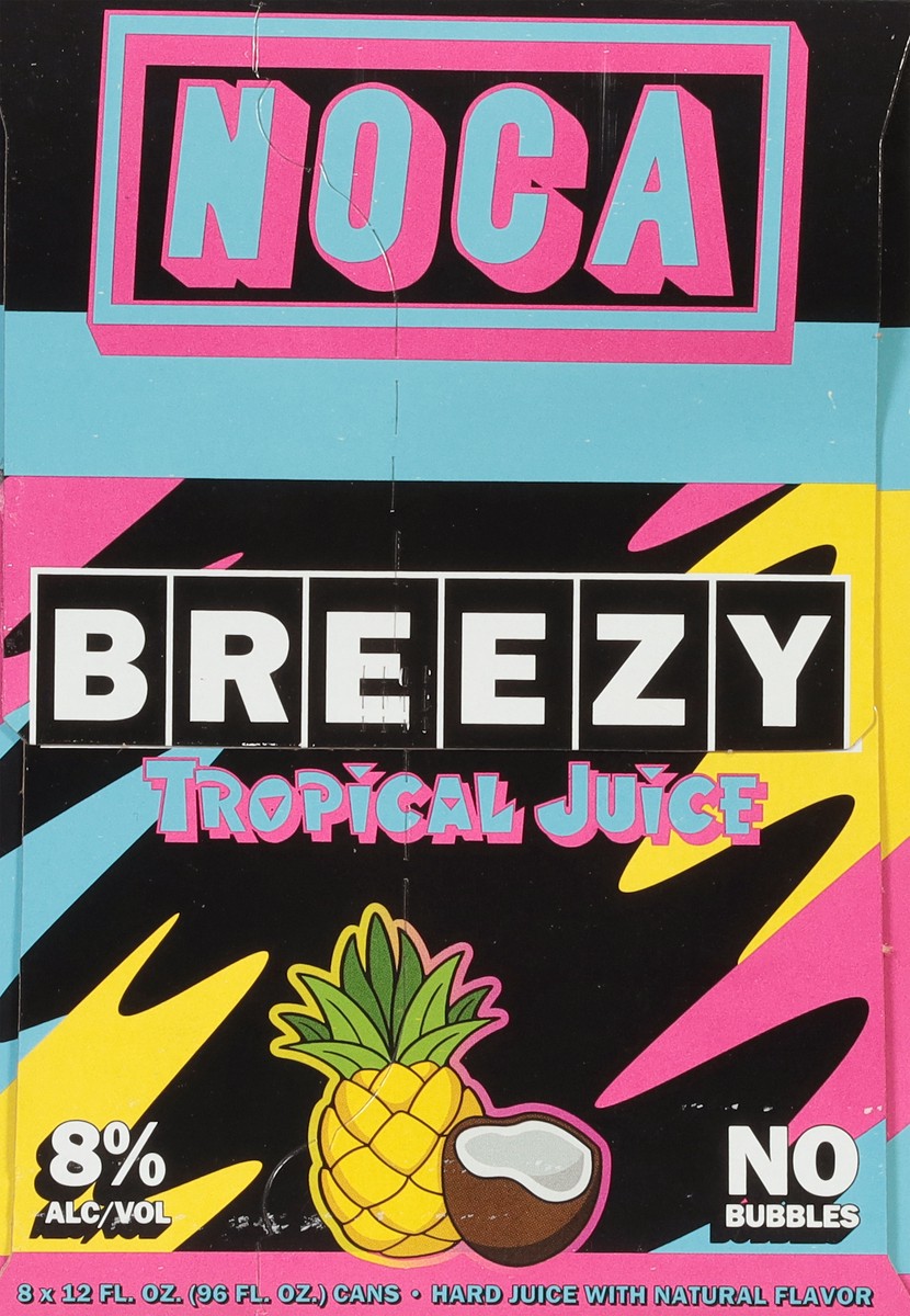 slide 8 of 13, Noca Breezy Tropical Juice 8 - 12 fl oz Cans, 8 ct; 12 oz