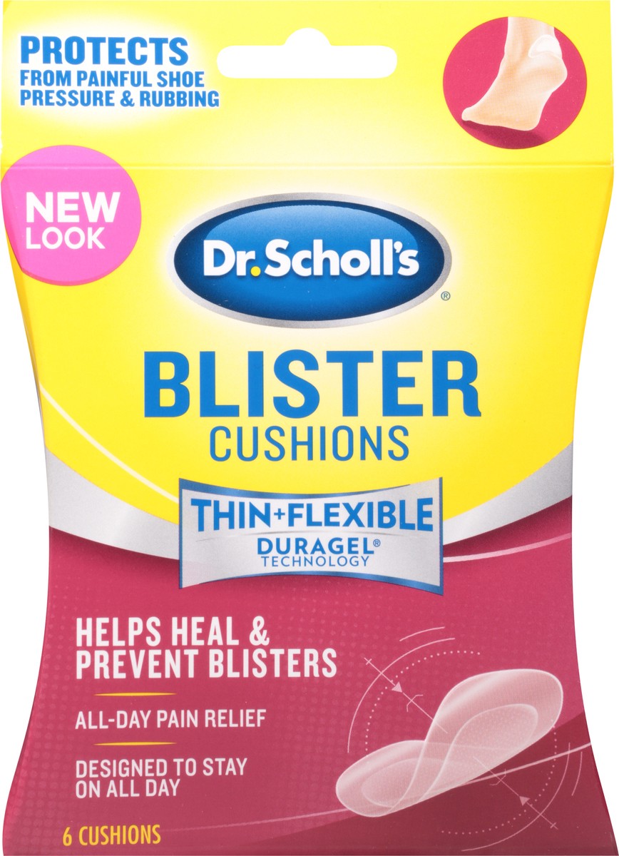 slide 9 of 9, Dr. Scholl's Thin+Flexible Blister Cushions 6 ea, 1 ct