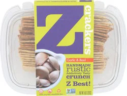 Z Crackers Crackers, Garlic & Basil