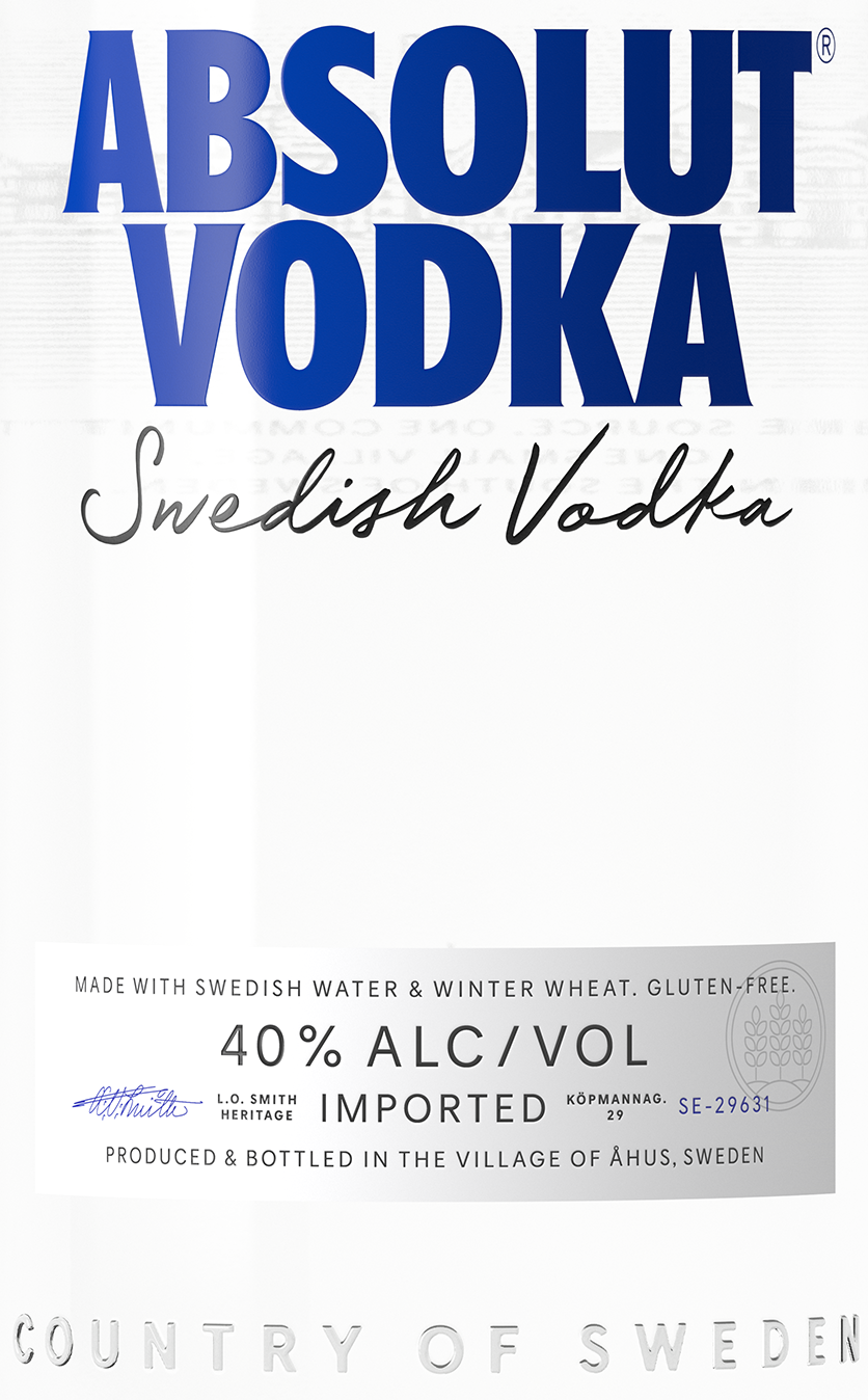slide 3 of 8, Absolut Original Vodka with Combo, 750 mL Bottle, 40% ABV, 750 ml