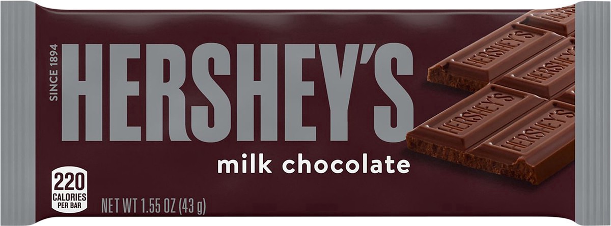 slide 4 of 7, Hershey's Milk Chocolate Bar, 1.55 oz