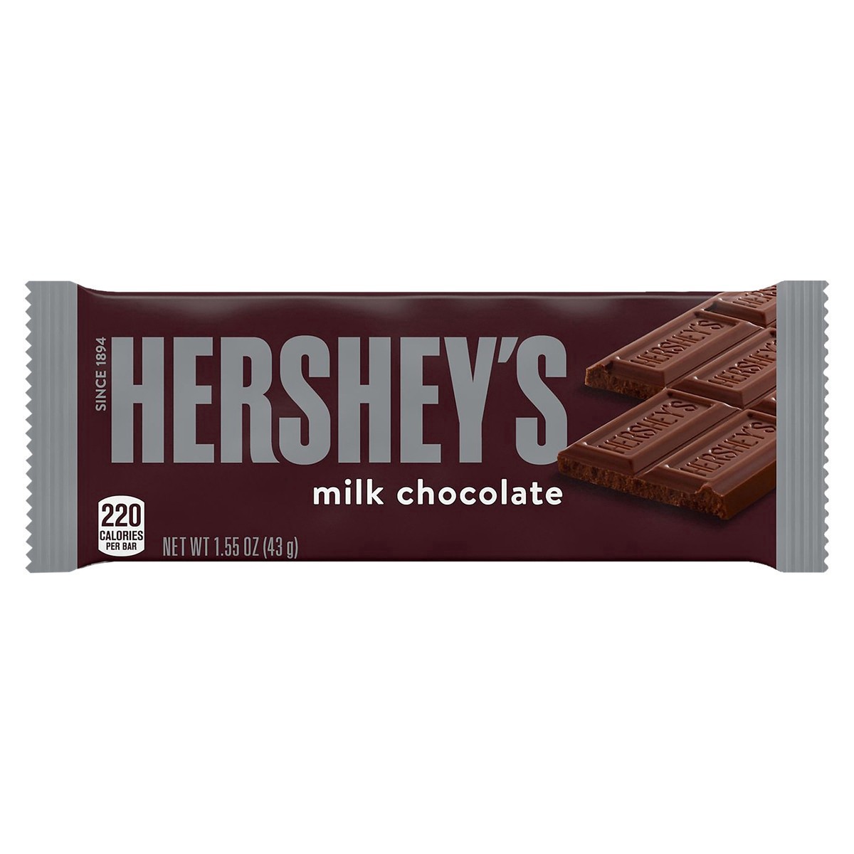 slide 6 of 7, Hershey's Milk Chocolate Bar, 1.55 oz