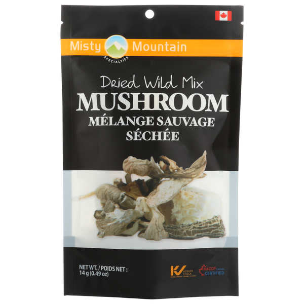 slide 1 of 1, Misty Mountain Specialties Dried Wild Mushroom Mix, 0.49 oz