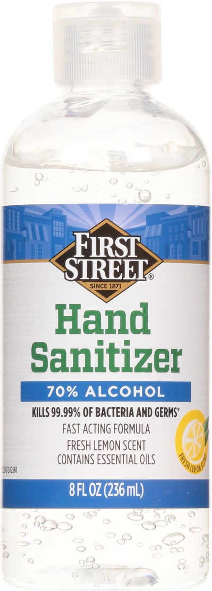 slide 6 of 13, First Street Hand Sanitizer Lemon Zest, 8 oz