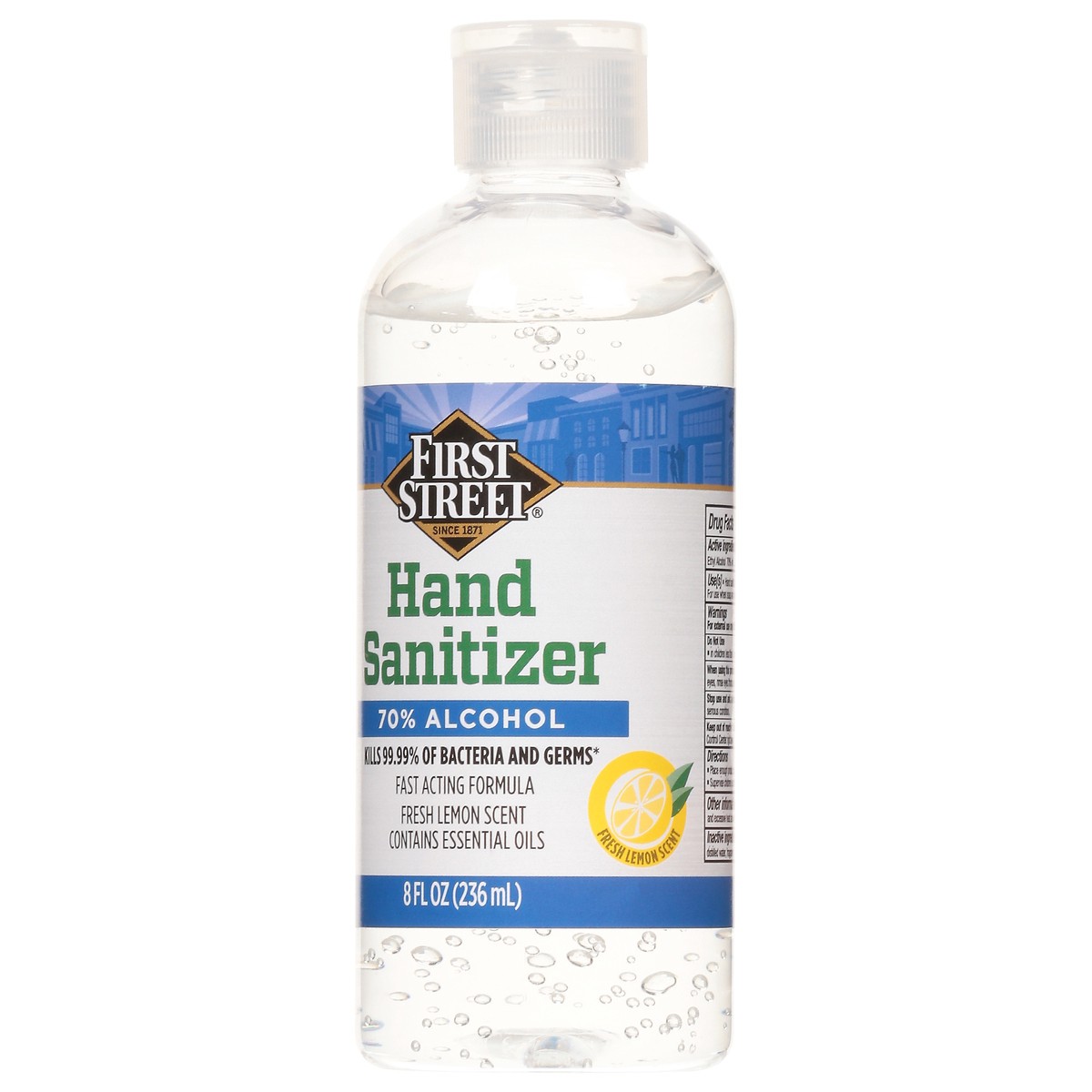 slide 13 of 13, First Street Hand Sanitizer Lemon Zest, 8 oz
