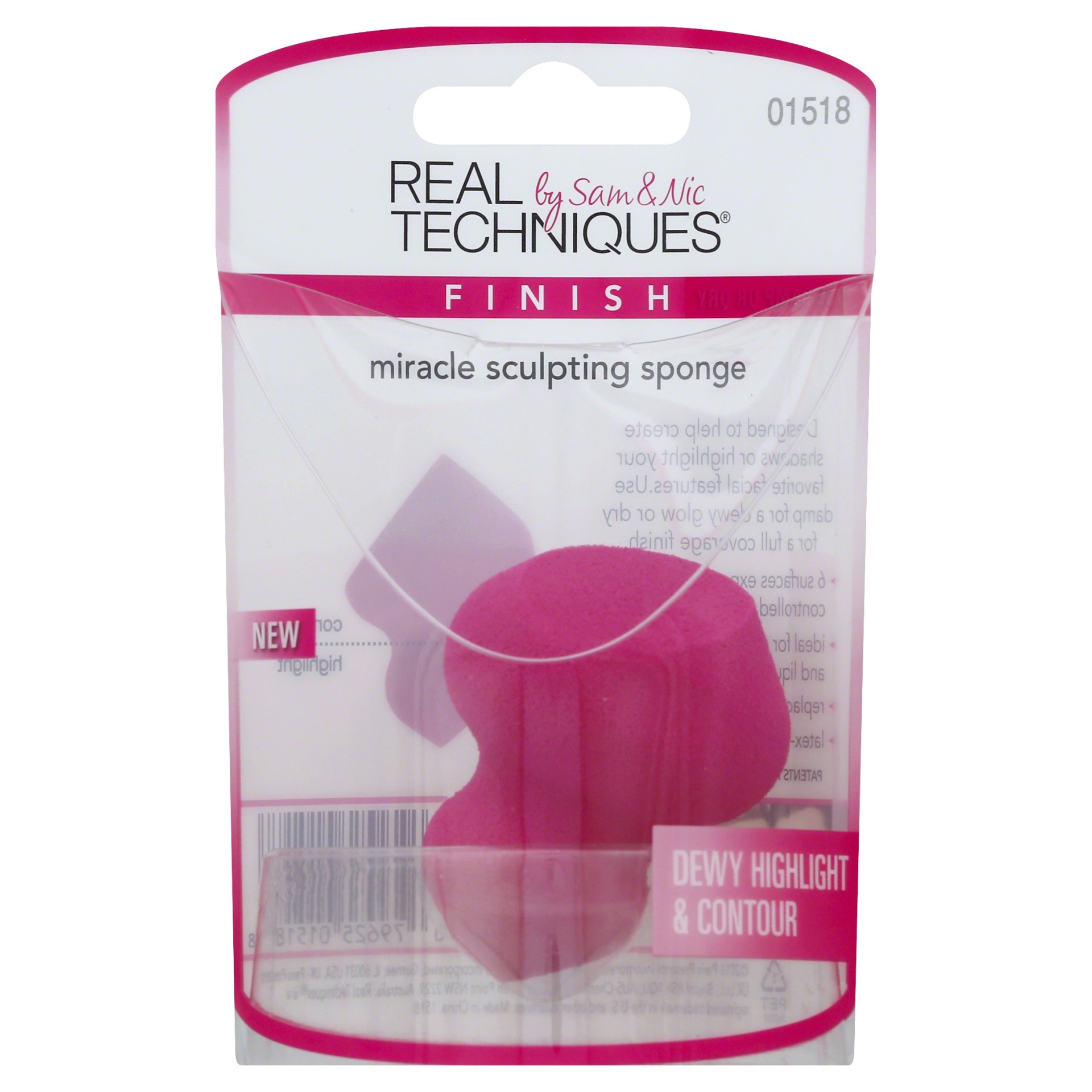 slide 1 of 2, Real Techniques Miracle Sculpting Facial Sponge, 1 ct