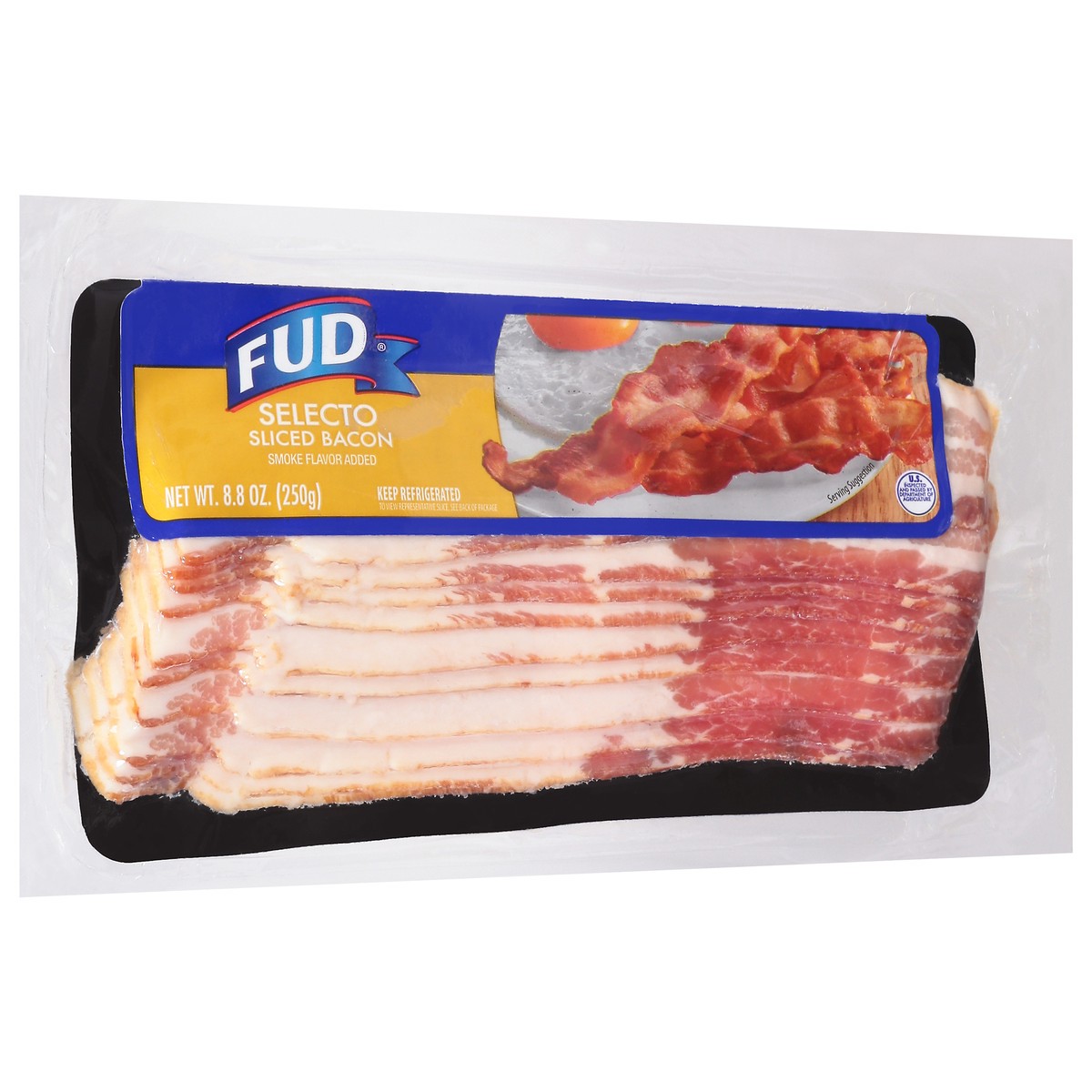 slide 2 of 11, FUD Selecto Smoke Flavor Sliced Bacon 8.8 oz, 8.8 oz