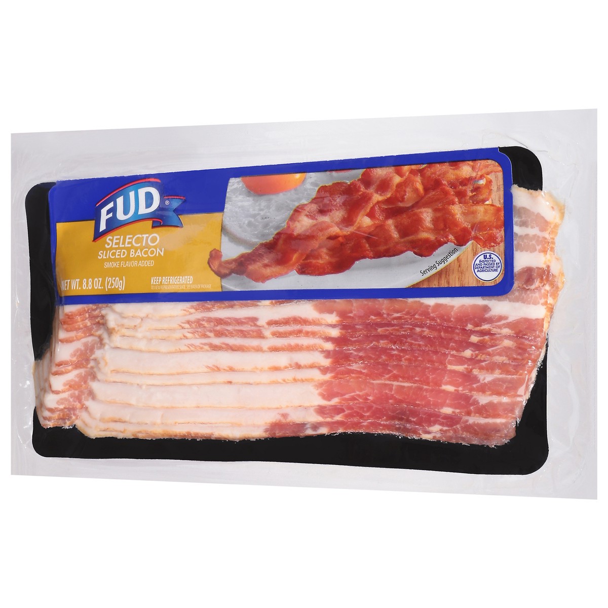 slide 5 of 11, FUD Selecto Smoke Flavor Sliced Bacon 8.8 oz, 8.8 oz