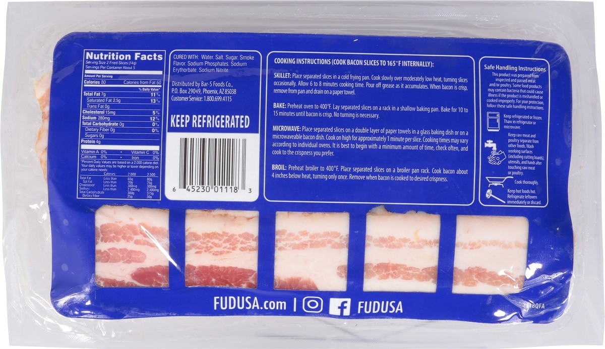 slide 11 of 11, FUD Selecto Smoke Flavor Sliced Bacon 8.8 oz, 8.8 oz