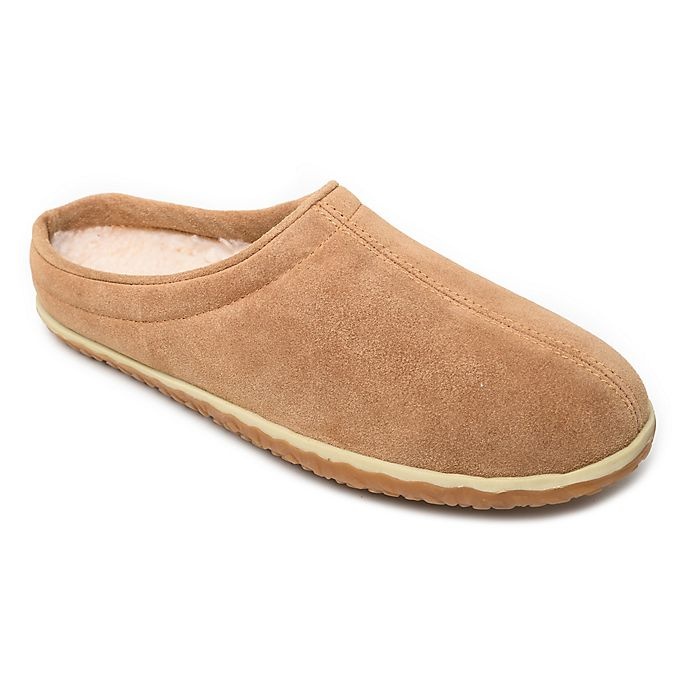 slide 1 of 4, Minnetonka Men's Size 10 Taylor Clog Slipper - Cinnamon, 1 ct