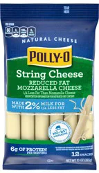 Polly-O String Cheese Mozzarella Cheese Snacks with 2% Milk - 12 ct