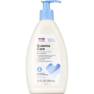 slide 1 of 1, CVS Health Eczema Care Moisturizing Cream Fragrance-Free, 12 Oz, 1 ct