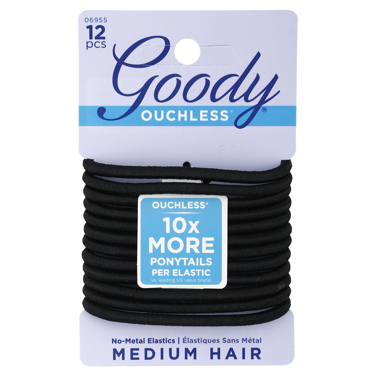 slide 1 of 5, Goody Ouchless Elastics, 12 ct