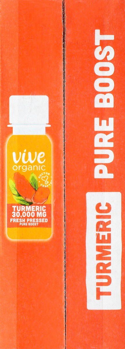 slide 5 of 9, Vive Organic Pure Boost Turmeric Shot (2oz bottle), 1 ct