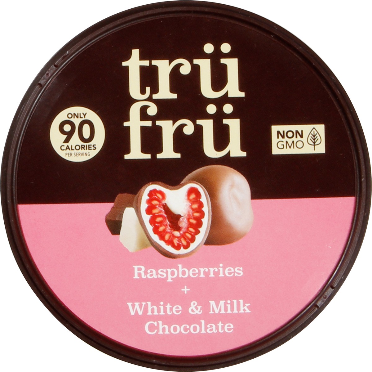 slide 6 of 11, Tru Fru Raspberries In White Milk Chocolate, 5 oz