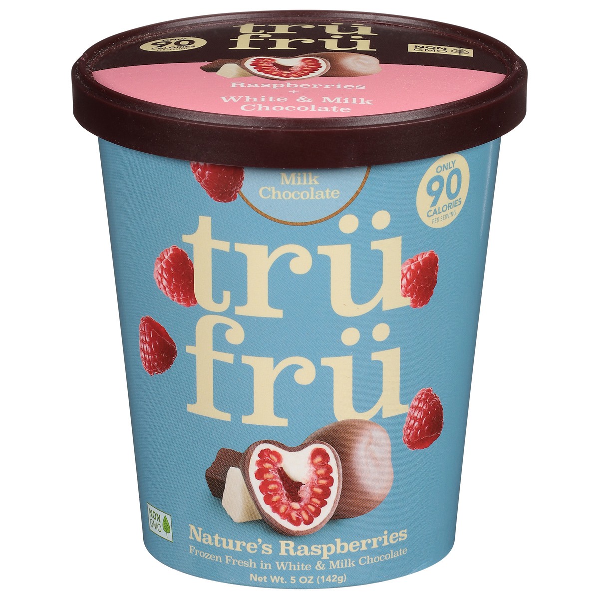 slide 1 of 11, Tru Fru Raspberries In White Milk Chocolate, 5 oz