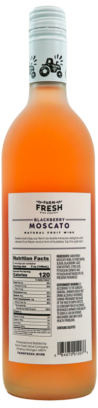 slide 9 of 16, Farm Fresh Blackberry Moscato, 750 ml, 750 ml