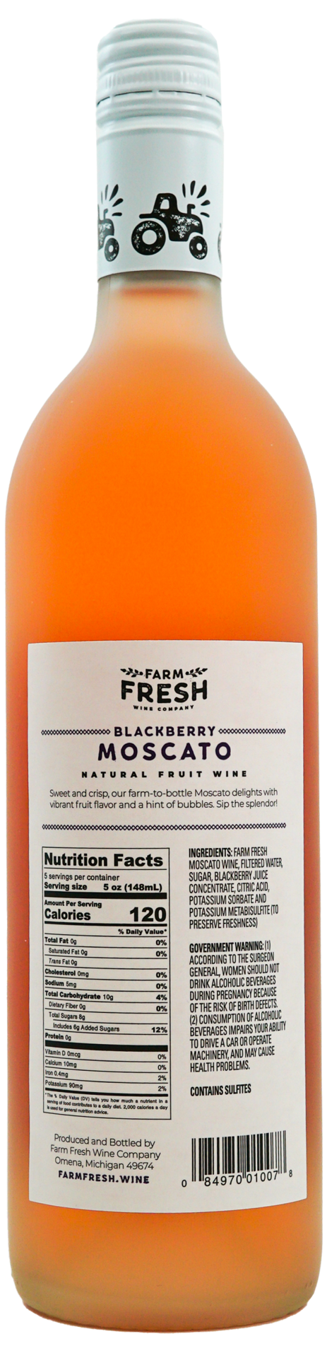 slide 3 of 16, Farm Fresh Blackberry Moscato, 750 ml, 750 ml