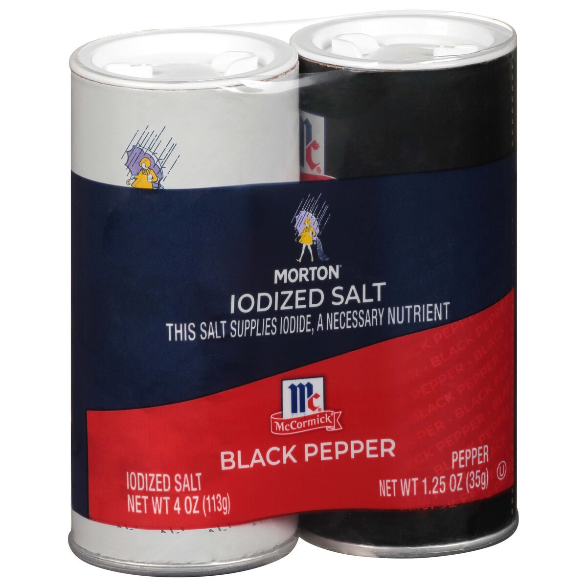 slide 8 of 12, Morton Iodized Salt & Black Pepper 1 ea, 1 ct