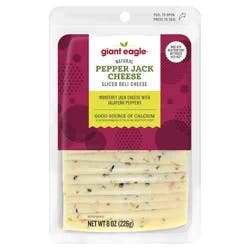 Giant Eagle Sliced Monterey Jack Cheese
