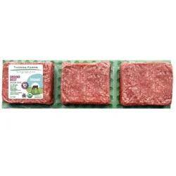 Thomas Farms Organic Grass Fed Ground Beef - 85% Lean