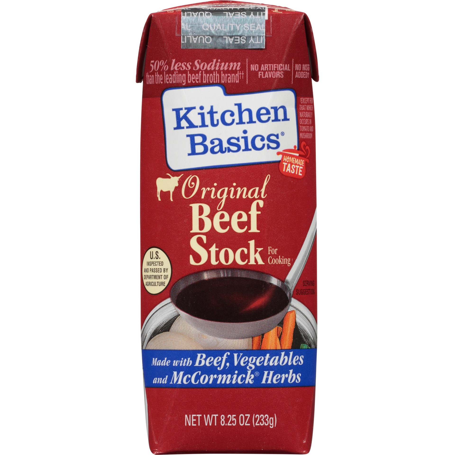 slide 1 of 5, Kitchen Basics Original Beef Stock, 8.25 fl oz, 8.25 fl oz