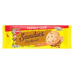 Keebler Sandies Cookies Pecan Shortbread Family Size - 17.2 oz