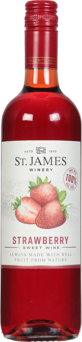 slide 8 of 9, St. James Winery Winery Strawberry Wine, 750 ml