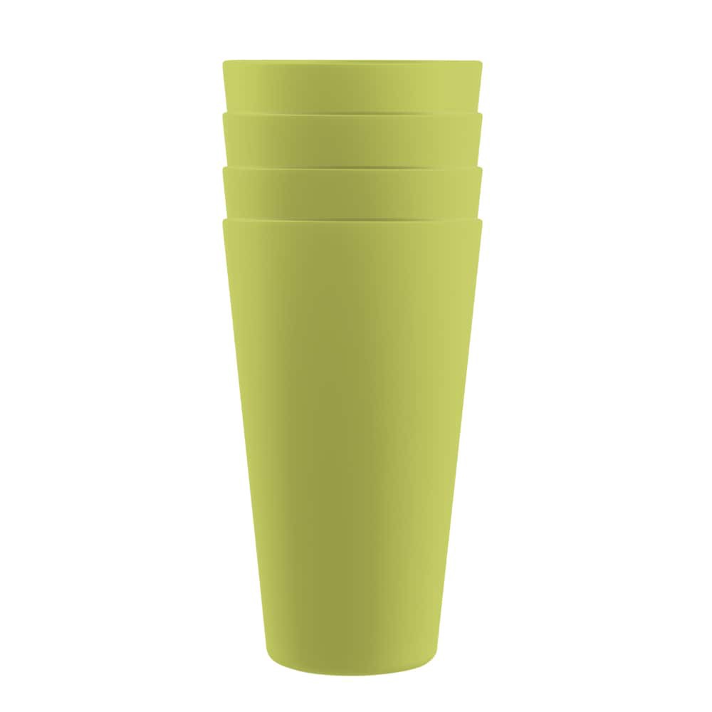 slide 1 of 1, EDL Tumblers Lime, 4 ct